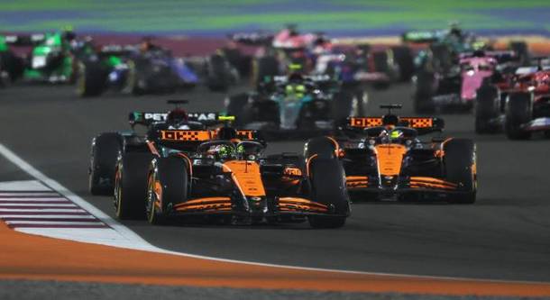 Piastri y Norris dominaron en Qatar (Reuters)