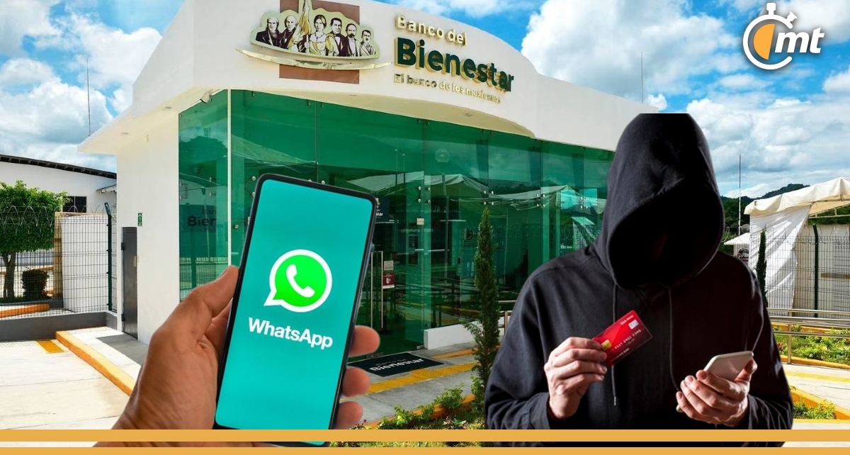 Banco del Bienestar alerta por fraudes por medio de mensajes vía WhatsApp. Foto: Especial