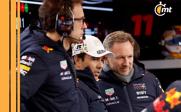 Christian Horner exige resultados a Checo Pérez. (Foto. AFP)