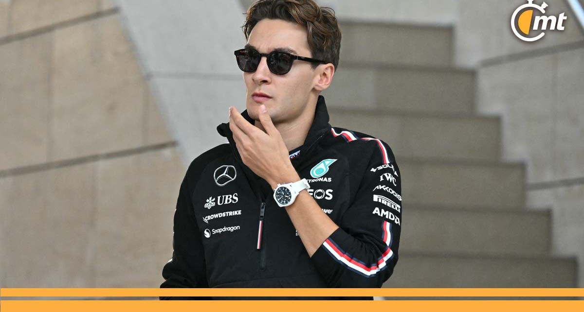 George Russell se quedó con la pole en Qatar. (Foto: AFP)