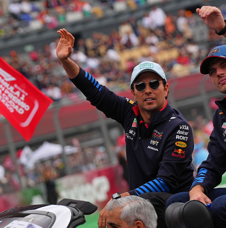Checo y Verstappen en el GP de México. (FOTO: Mexsport)