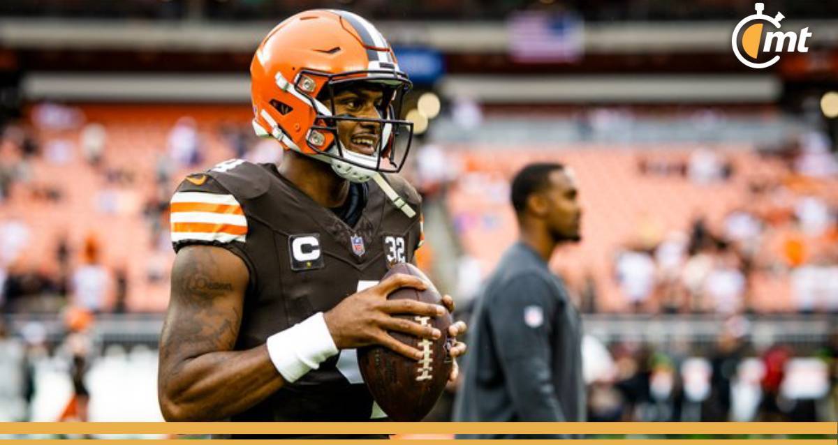 Deshaun Watson quedó fuera de la temporada 2024 por lesión (@Browns)