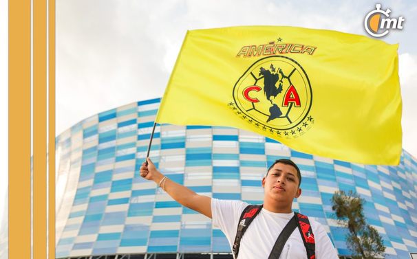 Aficionado de América en el Estadio Cuauhtémoc (Mexsport)