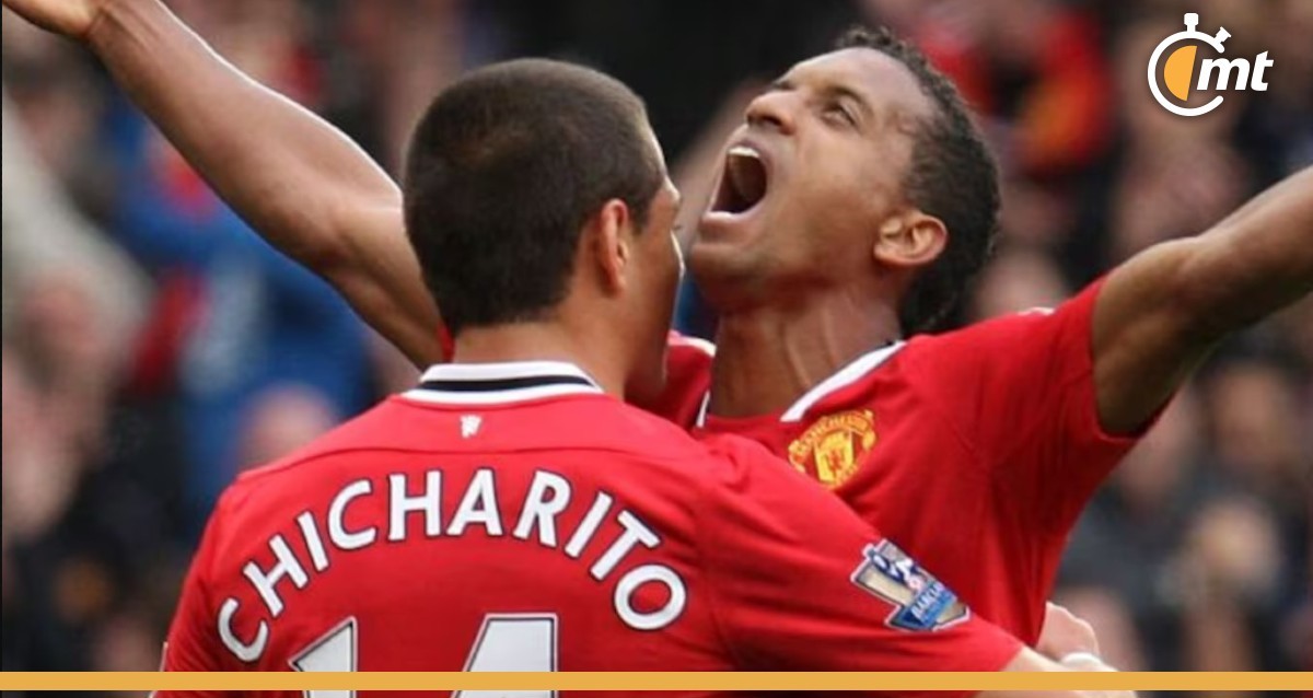 Chicharito y Nani (Foto: X)