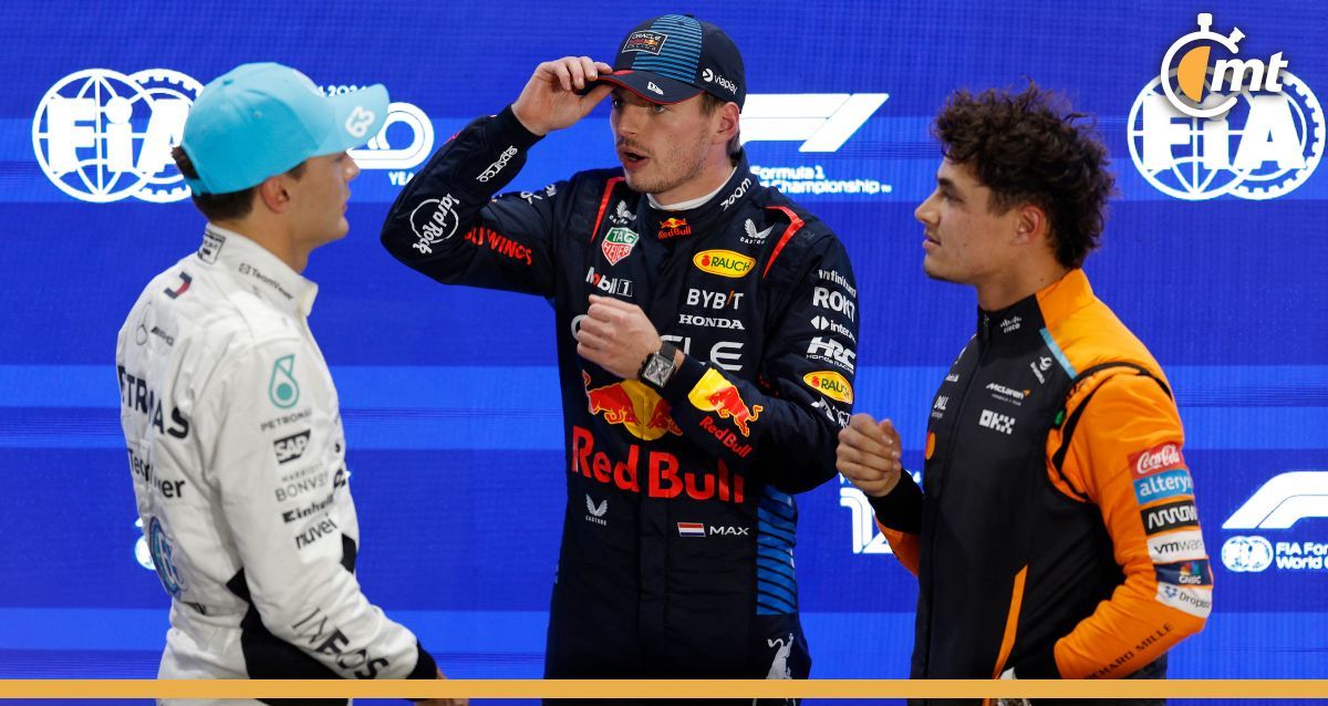 Max Verstappen y Lando Norris fueron primero y segundo, respectivamente (Reuters)