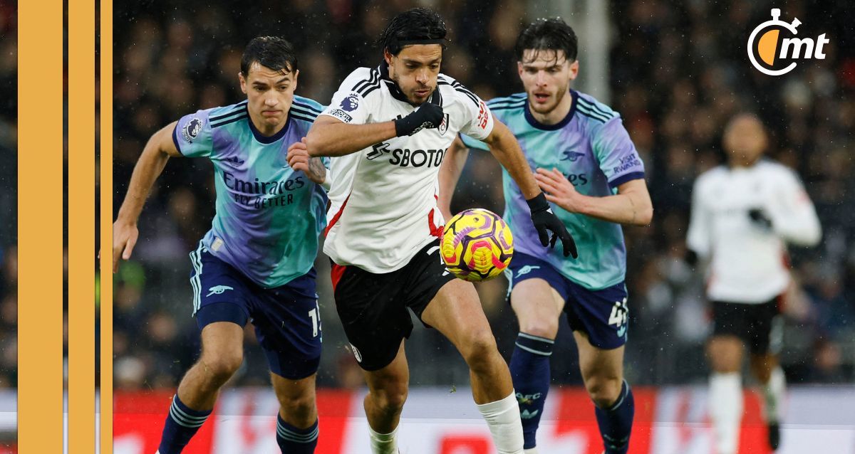 Raúl Jiménez hizo su tercer gol frente al Arsenal (Reuters)