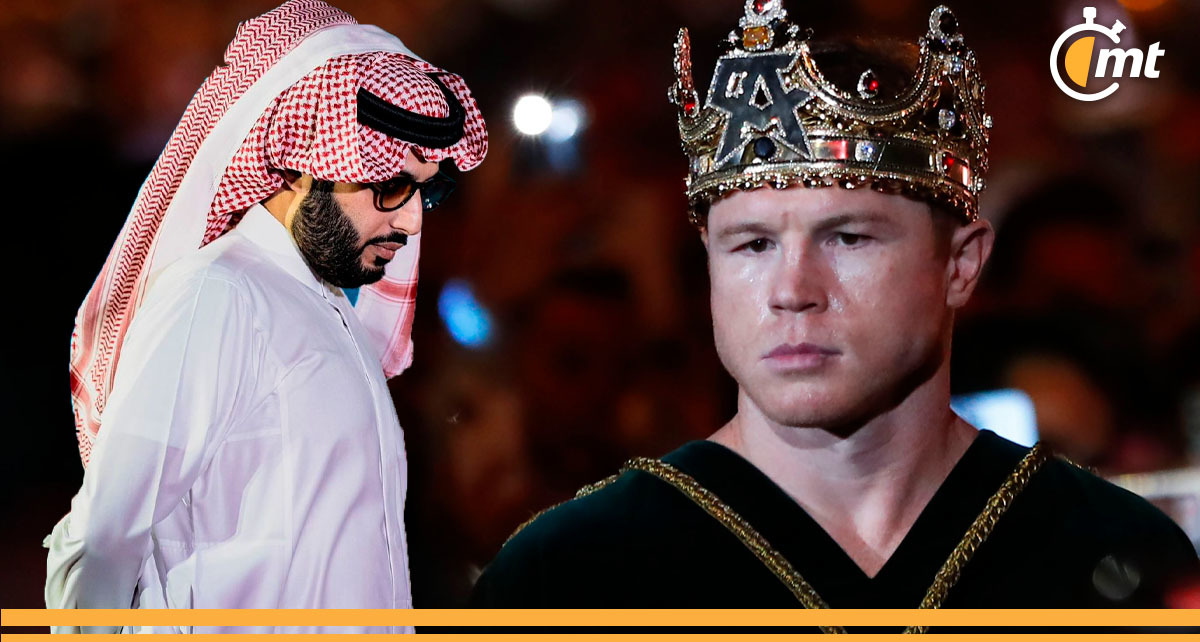 Canelo Álvarez y el jeque Alalshikh se distancian. (Fotos: Mexsport e Instagram @turkialalshik)