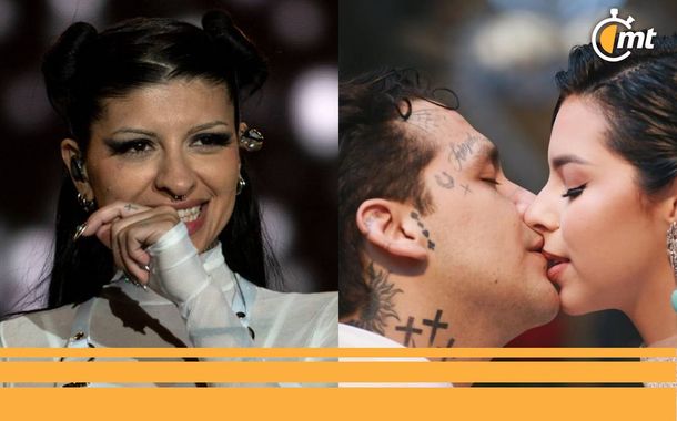Christian Nodal,  Ángela Aguilar y Cazzu (Captura)