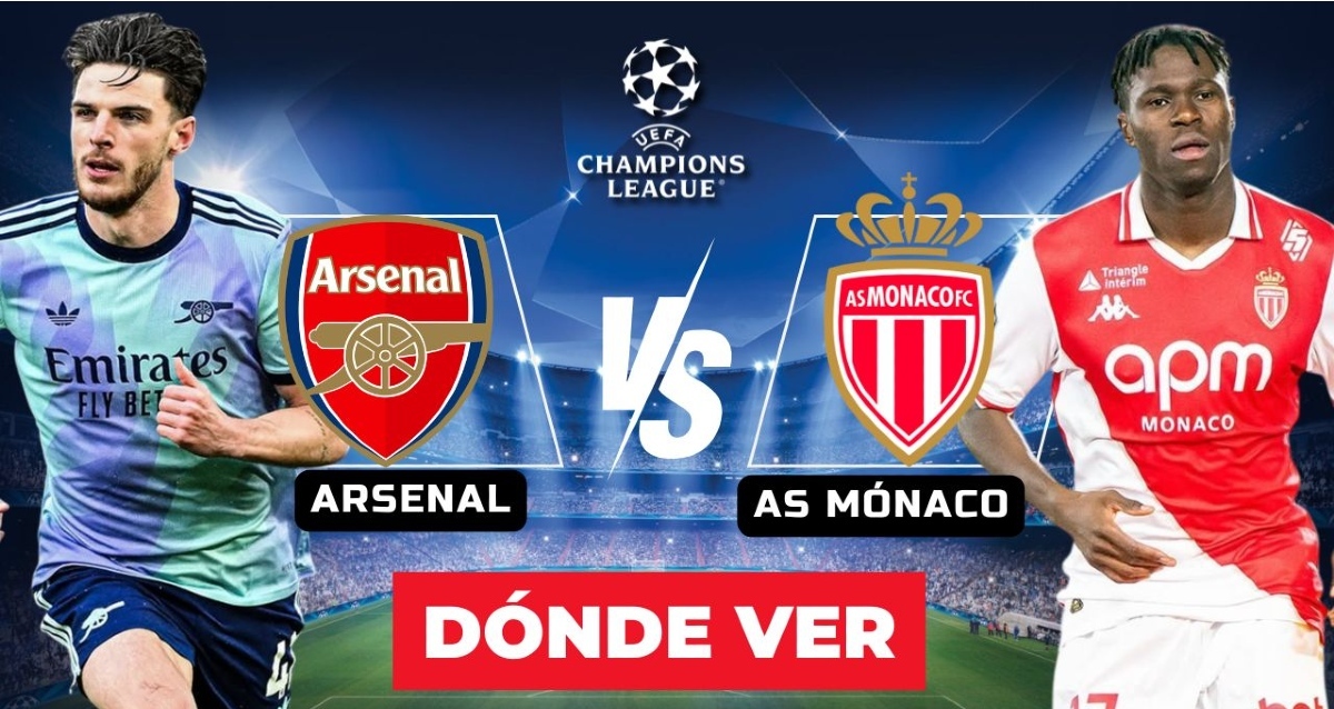 Conoce los detalles para ver EN VIVO Arsenal vs Mónaco en Champions League. Foto: Mediotiempo