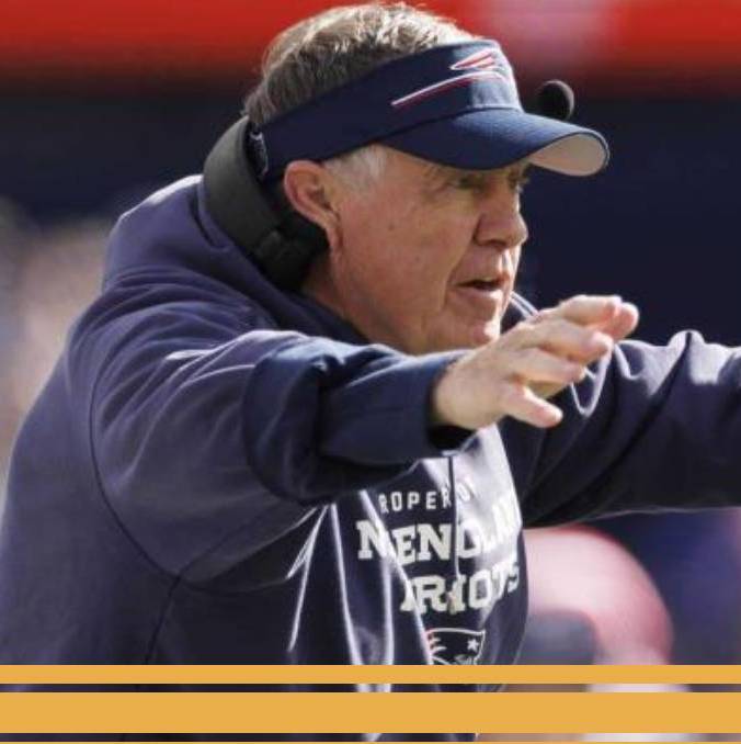 Belichick en un partido de los Patriots (EFE)