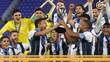 Jugadores del Pachuca levantan la Challenger Cup (AFP)