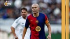 Andrés Iniesta en el partido de leyendas (Foto: REUTERS)