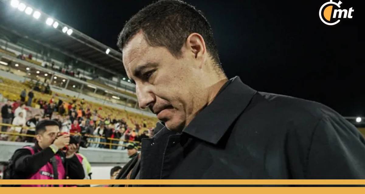 Efraín Juárez, en un partido del futbol colombiano (@nacionaloficial)