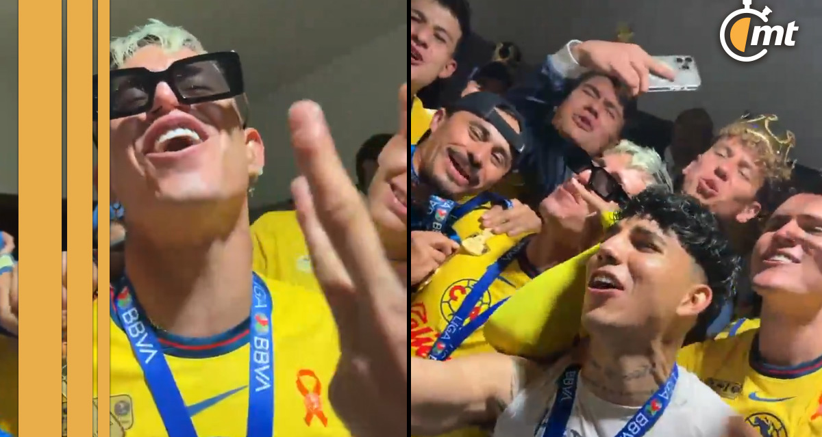 América se burló de sus acérrimos rivales en el vestidor. (Foto: capturas)