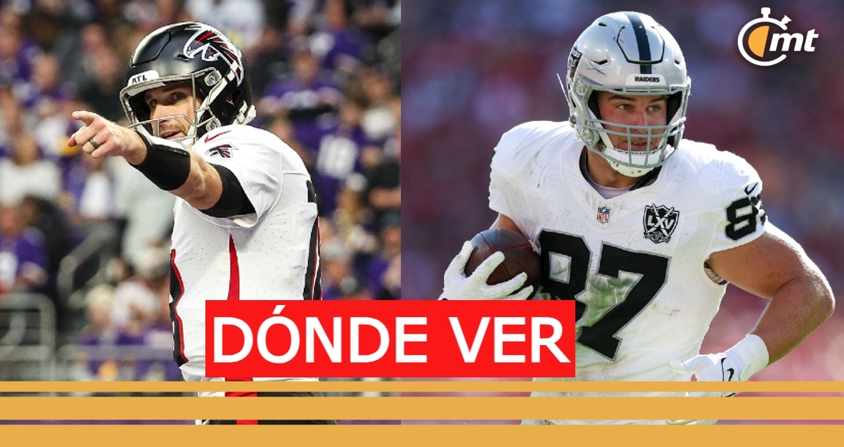 Las Vegas Raiders vs Atlanta Falcons: horarios y canales para ver EN VIVO Monday Night Football. Foto: Reuters