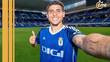 Colombatto en el estadio del Real Oviedo (@SColombatto97)