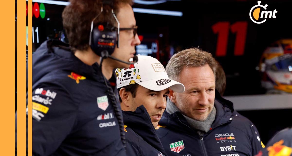 Christian Horner exige resultados a Checo Pérez. (Foto. AFP)