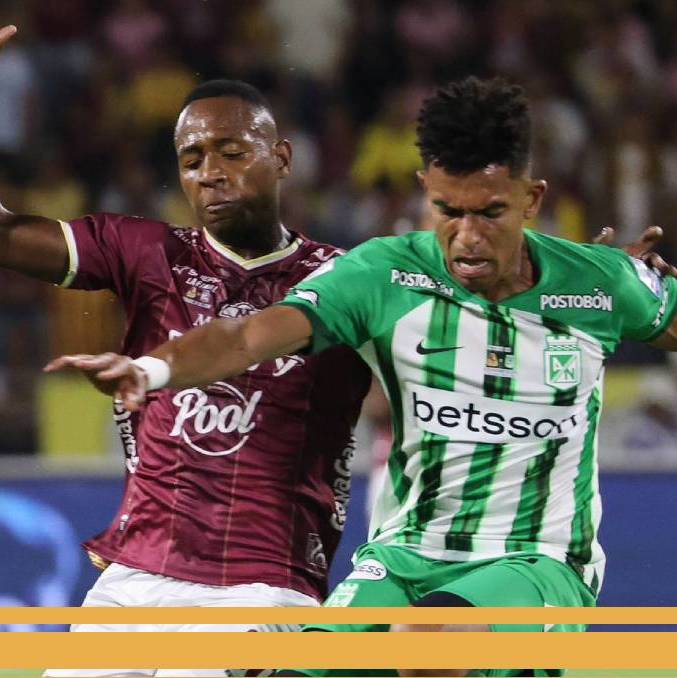 Atlético Nacional sacó el empate en la Ida de la Final (@cdtolima)