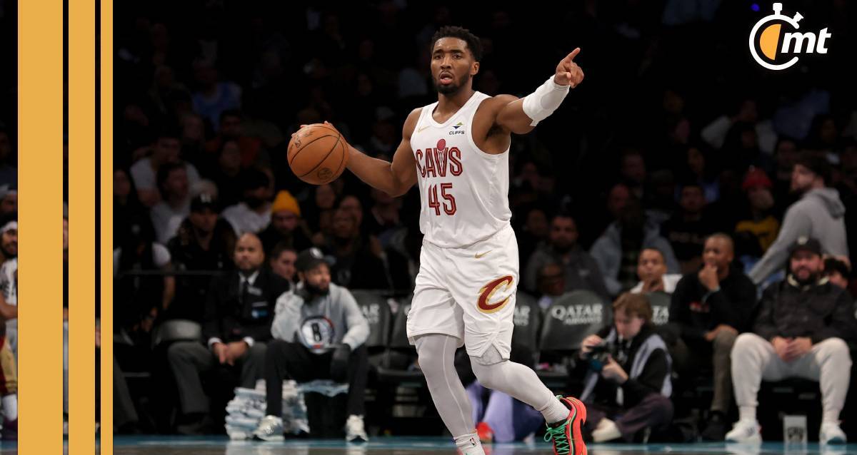 Donovan Mitchell controla el balón ante los Nets (Reuters)