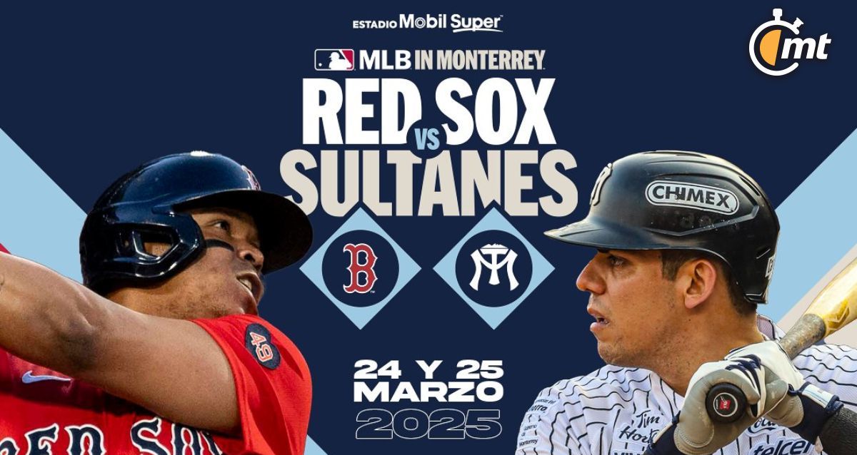 Sultanes de Monterrey recibirán a los Red Sox en marzo del 2025 (Especial)
