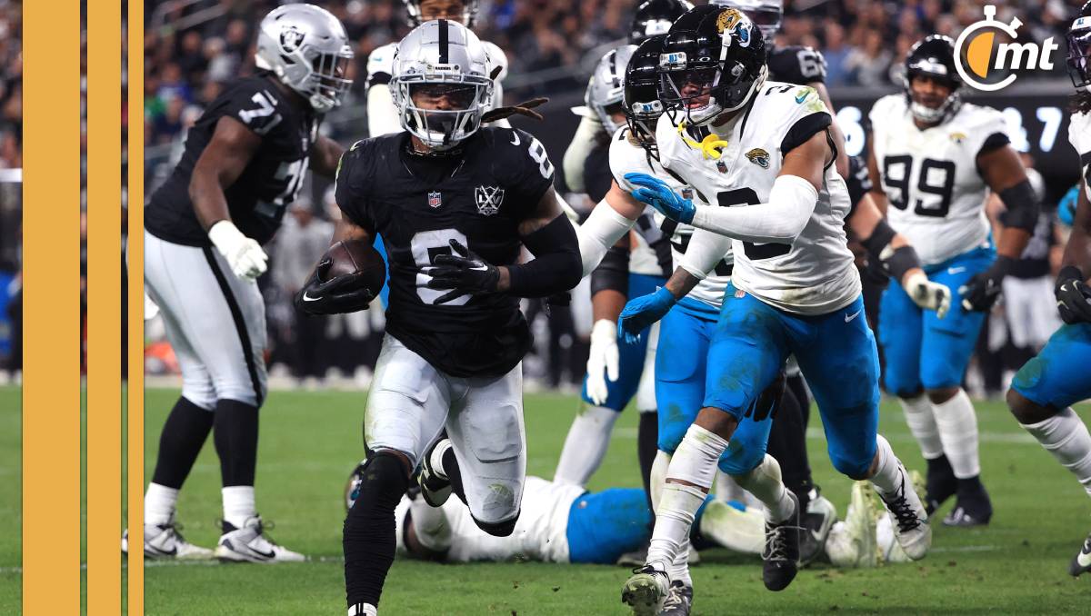 Abdullah anotó el segundo touchdown para Raiders (AFP).