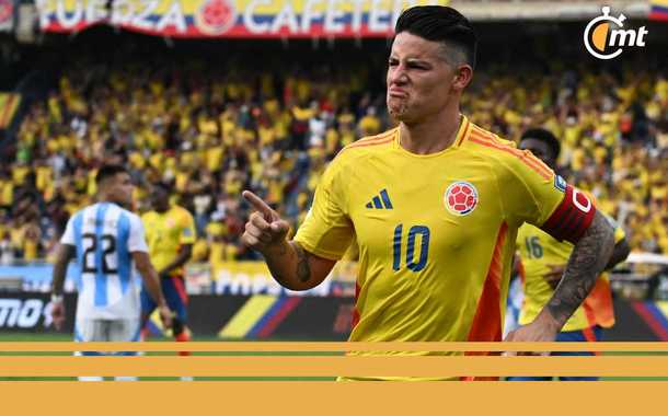 James Rodríguez sentenció la victoria cafetera (Foto: AFP)