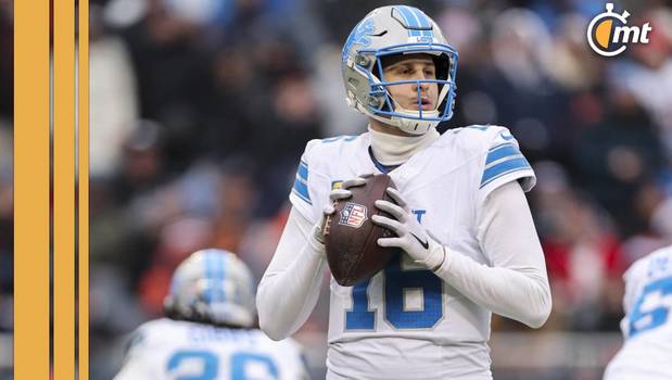 Jared Goff lideró a los Lions a alcanzar la cima de la NFC (AFP).