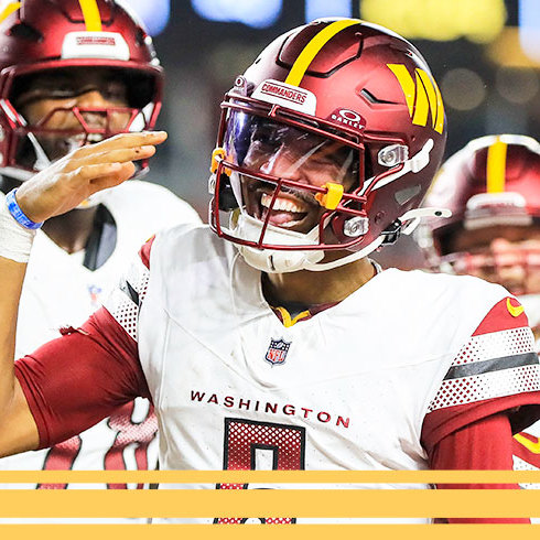 Daniels lideró a los Commanders en la victoria ante los Bengals (Reuters).