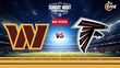 Sunday Night Football: Commanders vs Falcons EN VIVO, horario y dónde ver partido de la semana 17 NFL 2024. (FOTO): Especial.