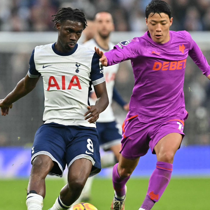 Tottenham empató con Wolverhampton. (Foto: AFP)