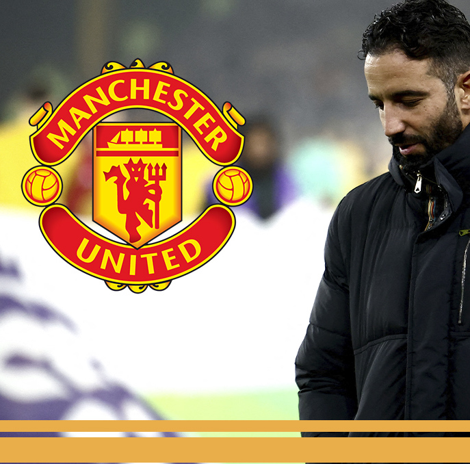 Ruben Amorim la pasa mal en el Manchester United. (FOTO: AFP)