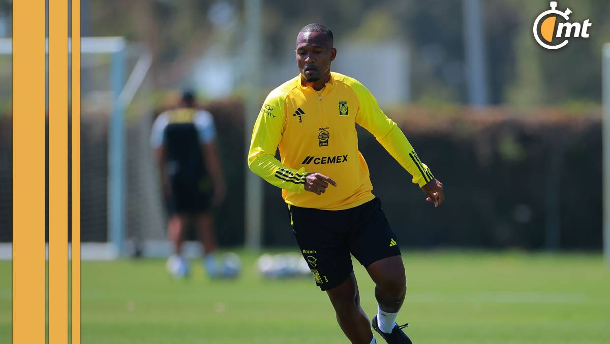 Samir Caetano en un entrenamiento de Tigres (Imago7)