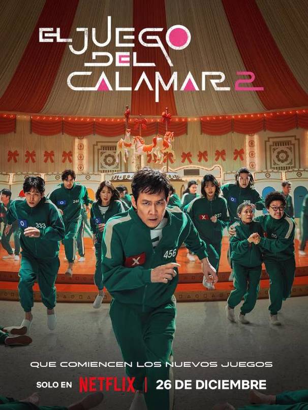 Póster oficial de la segunda temporada de El Juego del Calamar (Netflix)