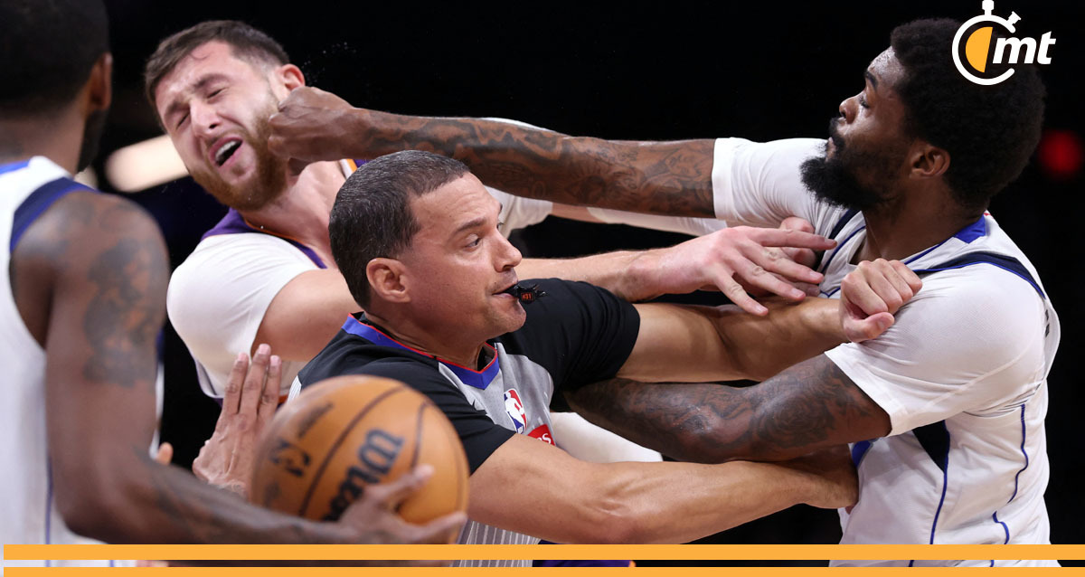 Les salió cara la pelea a jugadores de Dallas Mavericks y l Phoenix Suns. (Foto: AFP)