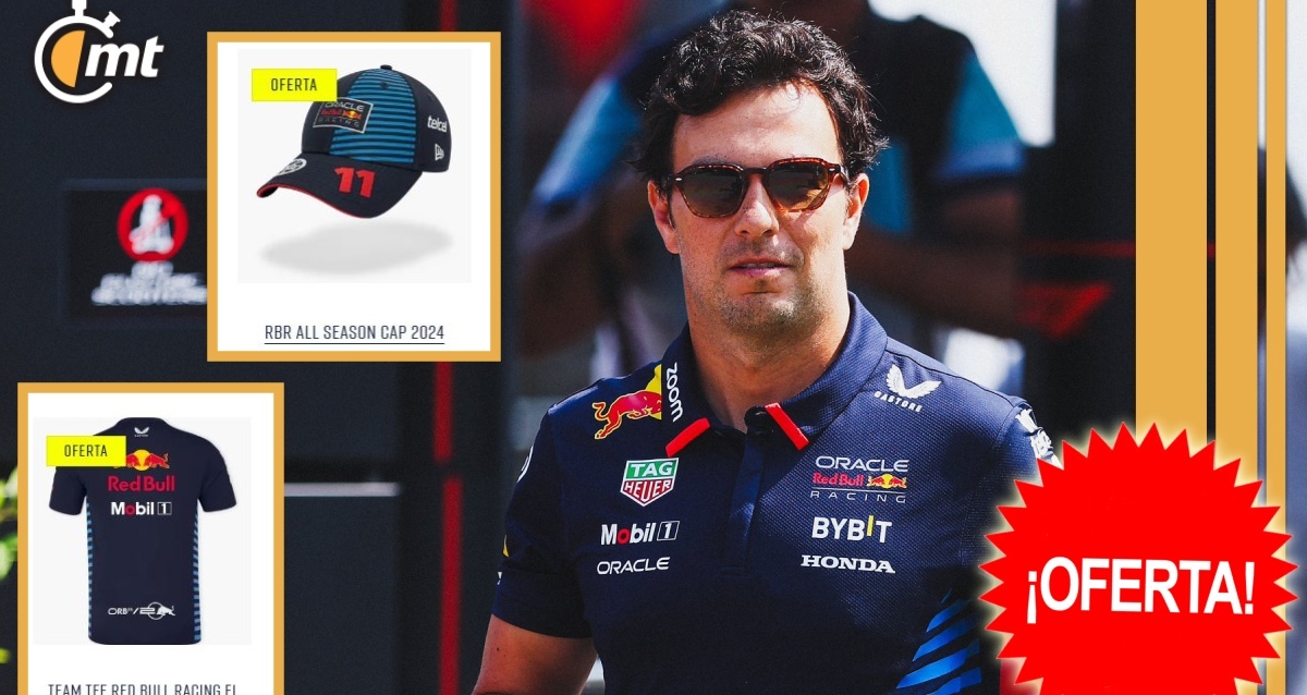 Tienda oficial de Checo Pérez tiene muchas ofertas (X @SChecoPerez | checoperez.com)
