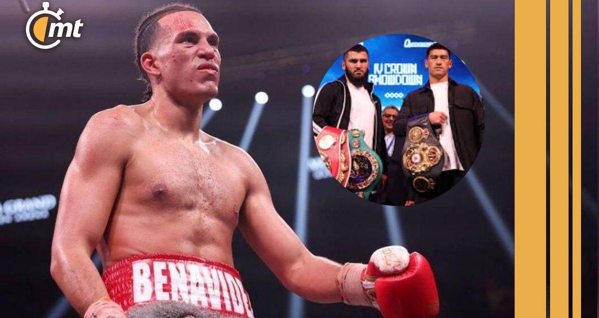 David Benavidez, a la espera de Beterbiev o Bivol (AFP)