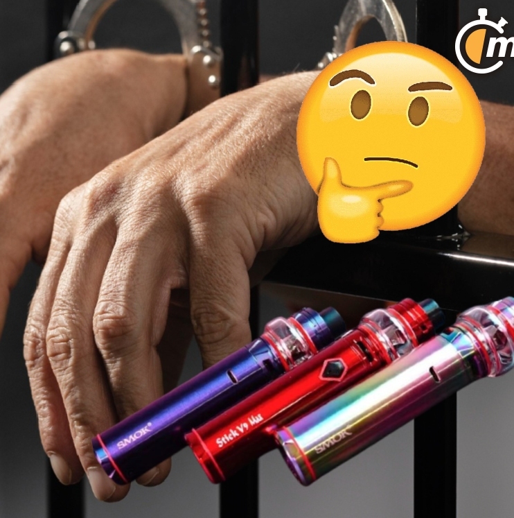 ¿Puedes ir a la cárcelo por vapear? Esto dice la ley. Foto: Freepik