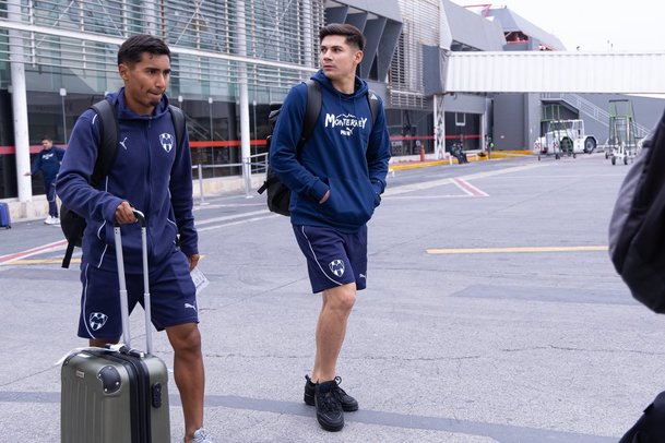 El Plátano Alvarado ya viajó con el equipo. (Foto: Rayados)