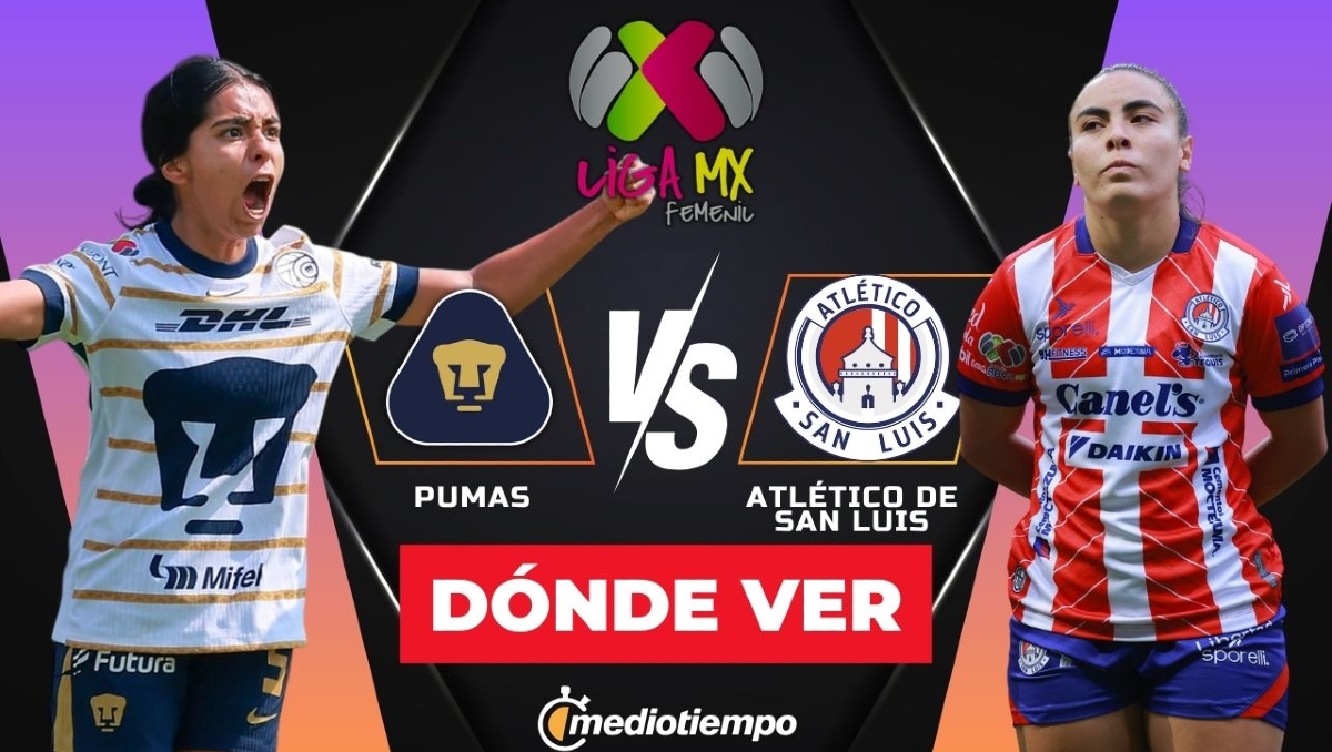 Dónde y a qué hora ver Pumas vs Atlético de San Luis EN VIVO Liga MX F