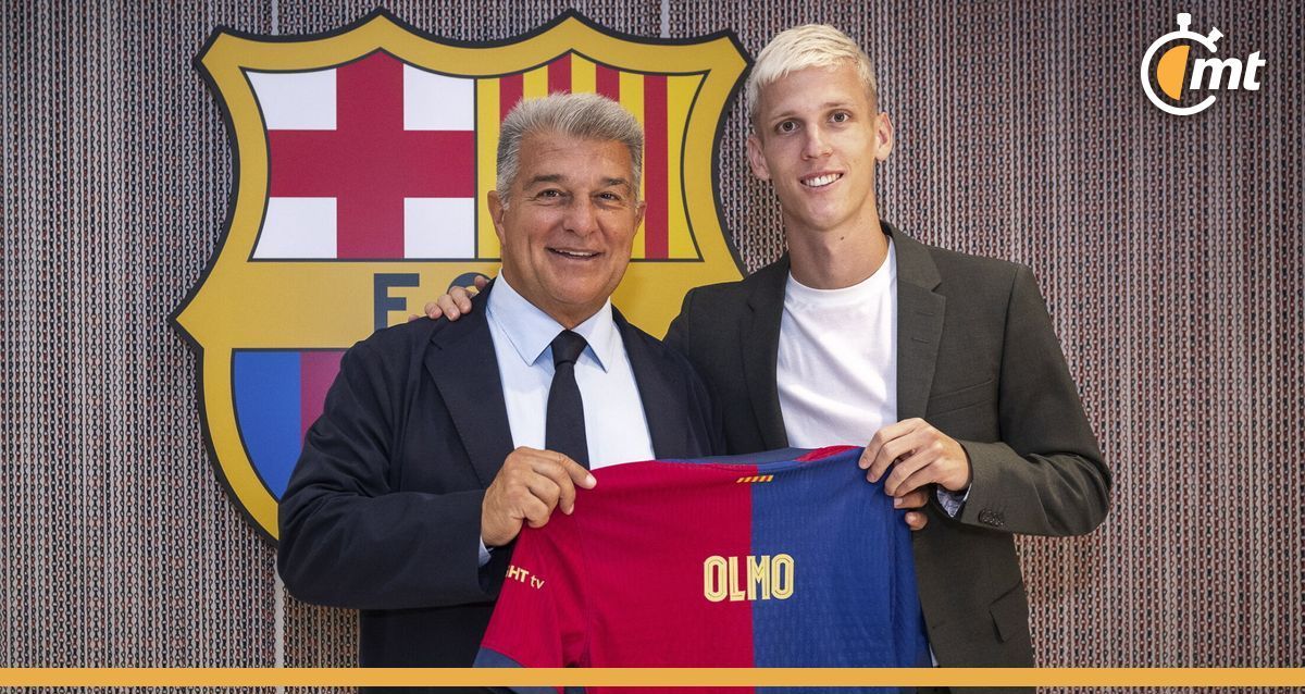 Dani Olmo llegó al Barcelona apenas a mediados del 2024 (Especial)