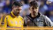 Paunovic platica con Gignac en juego de Tigres (Mexsport)