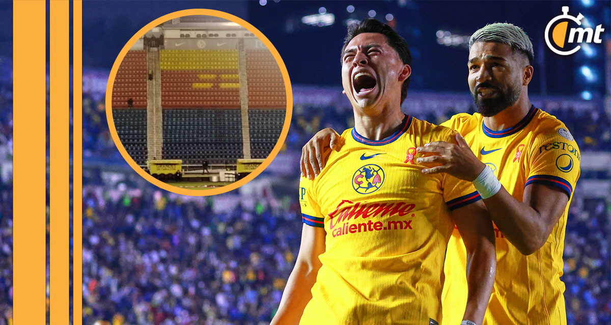 El Estadio Ciudad de los Deportes se está pintando de amarillo (Imago7 | Captura X)