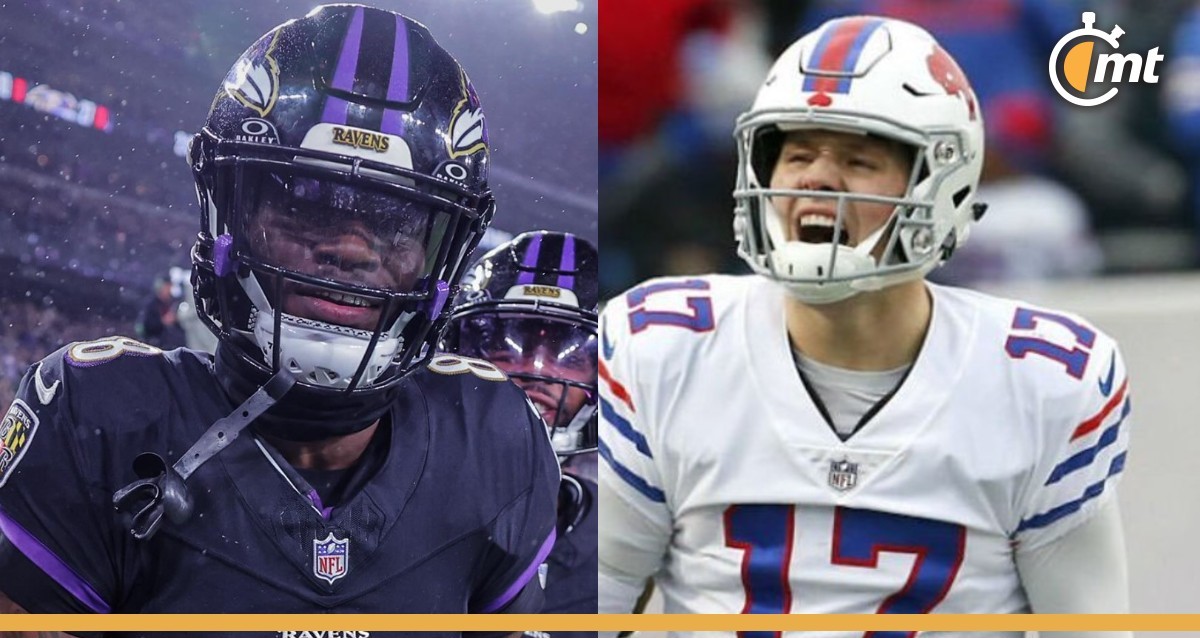 Lamar Jackson y Josh Allen (Foto: Especial)