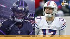 Lamar Jackson y Josh Allen (Foto: Especial)