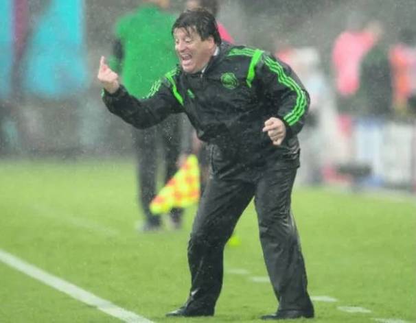 Piojo Herrera durante el Mundial de Brasil 2014 con el Tri (Mexsport)