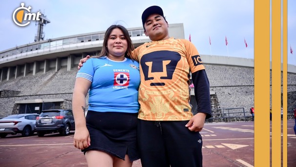 Afición de Pumas y Cruz Azul en el Olímpico Universitario (Foto: Imago7)