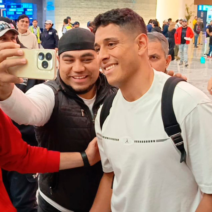 Luis Romo ya se encuentra en la ciudad de Guadalajara. (Foto: Juan Manuel Figueroa)