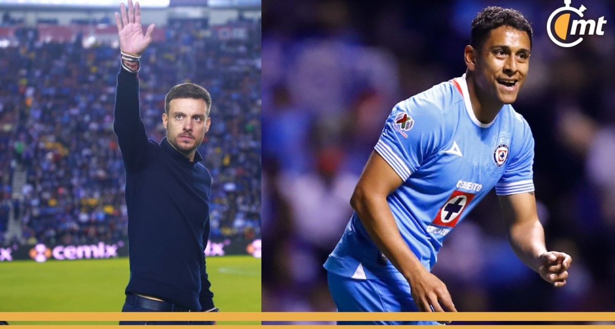 Martín Anselmi y Luis Romo con Cruz Azul (Foto: Imago7)