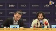 César Huerta su primera conferencia con el Anderlecht (Foto: Captura)