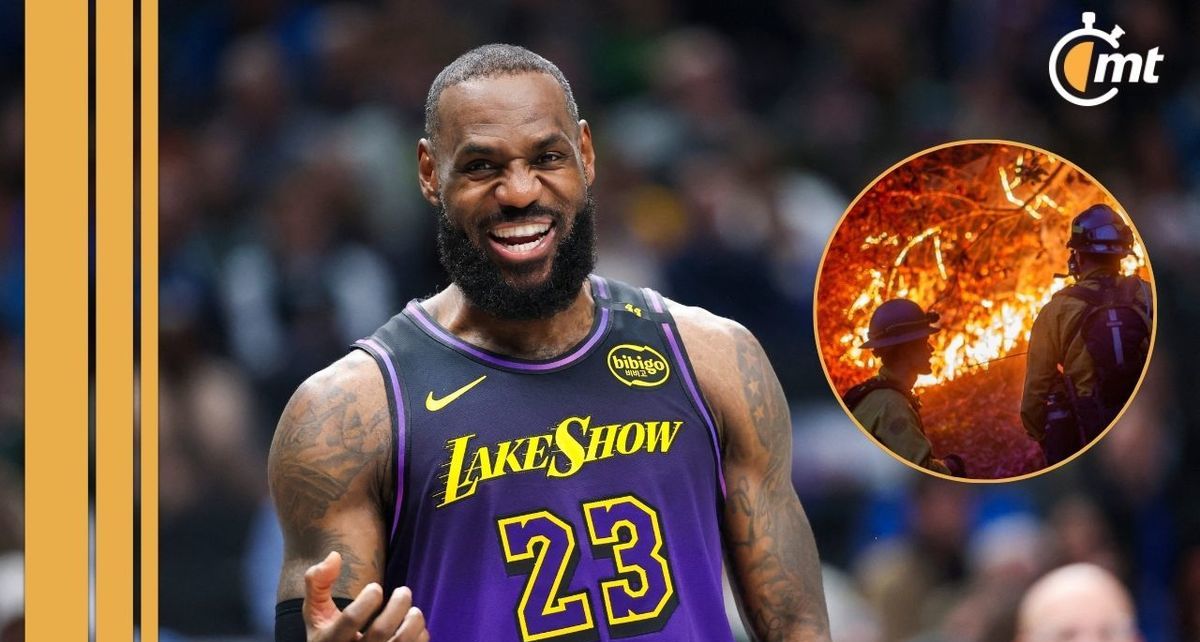 Los Lakers dispusieron un centro de acopio en la Crypto.com Arena (Reuters)